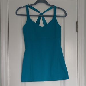 Lululemon Athletica Blue Strappy Tank Top